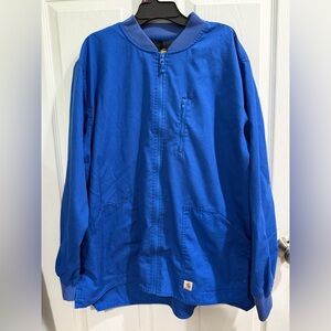 Carhartt Men’s Blue Zip-Up Shaket Size Medium